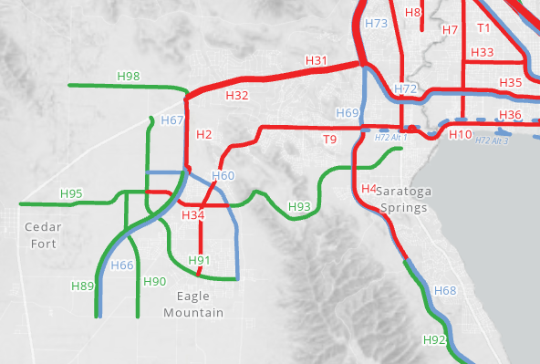 Corridor Preservation Map